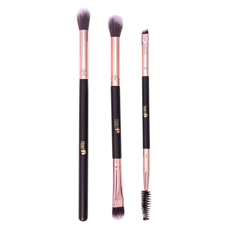 Kit Brocha Trendy Ojos x 3 Generica